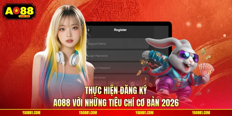 Thực hiện đăng ký AO88 với những tiêu chí cơ bản 2026